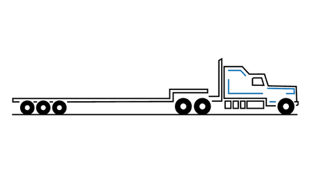 Step-Deck Trailer Transportation